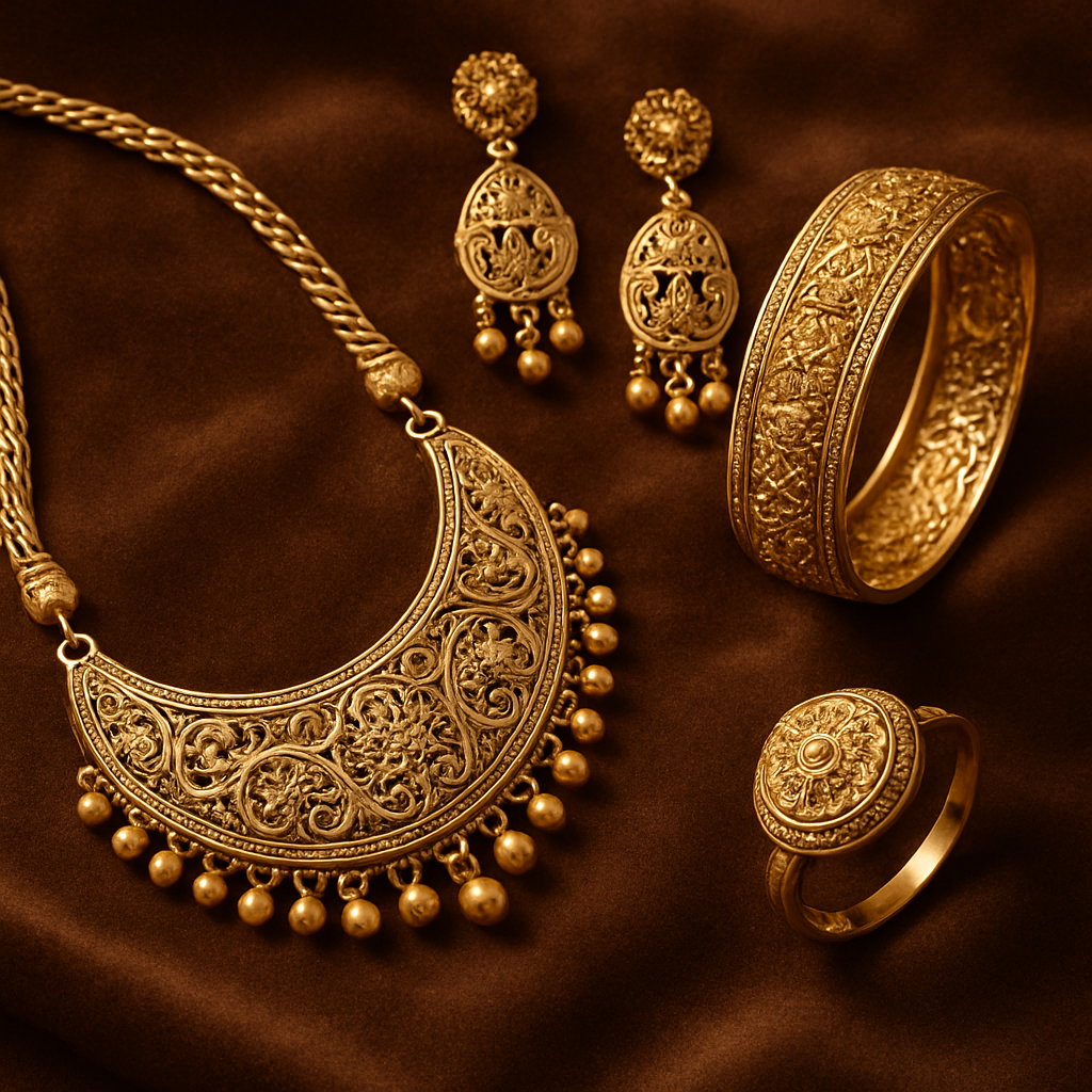 Colección de joyas de oro