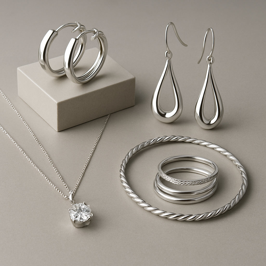 Colección de joyas de plata